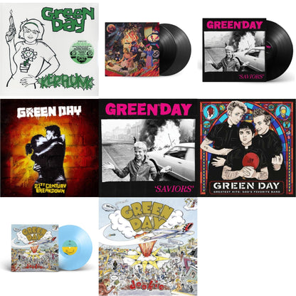 Dookie (X) (Baby Blue LP Vinyl) & Saviors (180G/Deluxe LP Vinyl) & Saviors & Insomniac (25Th Anniversary/2LP) & Greatest Hits: God's Favorite Band (X) & 21St Century Breakdown & Kerplunk (120G/7Inch Single) & Dookie