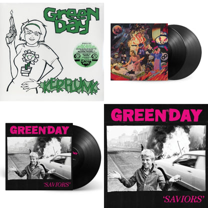 Green Day - Saviors (180G/Deluxe LP Vinyl) & Saviors & Insomniac (25Th Anniversary/2LP) & Kerplunk (120G/7Inch Single)