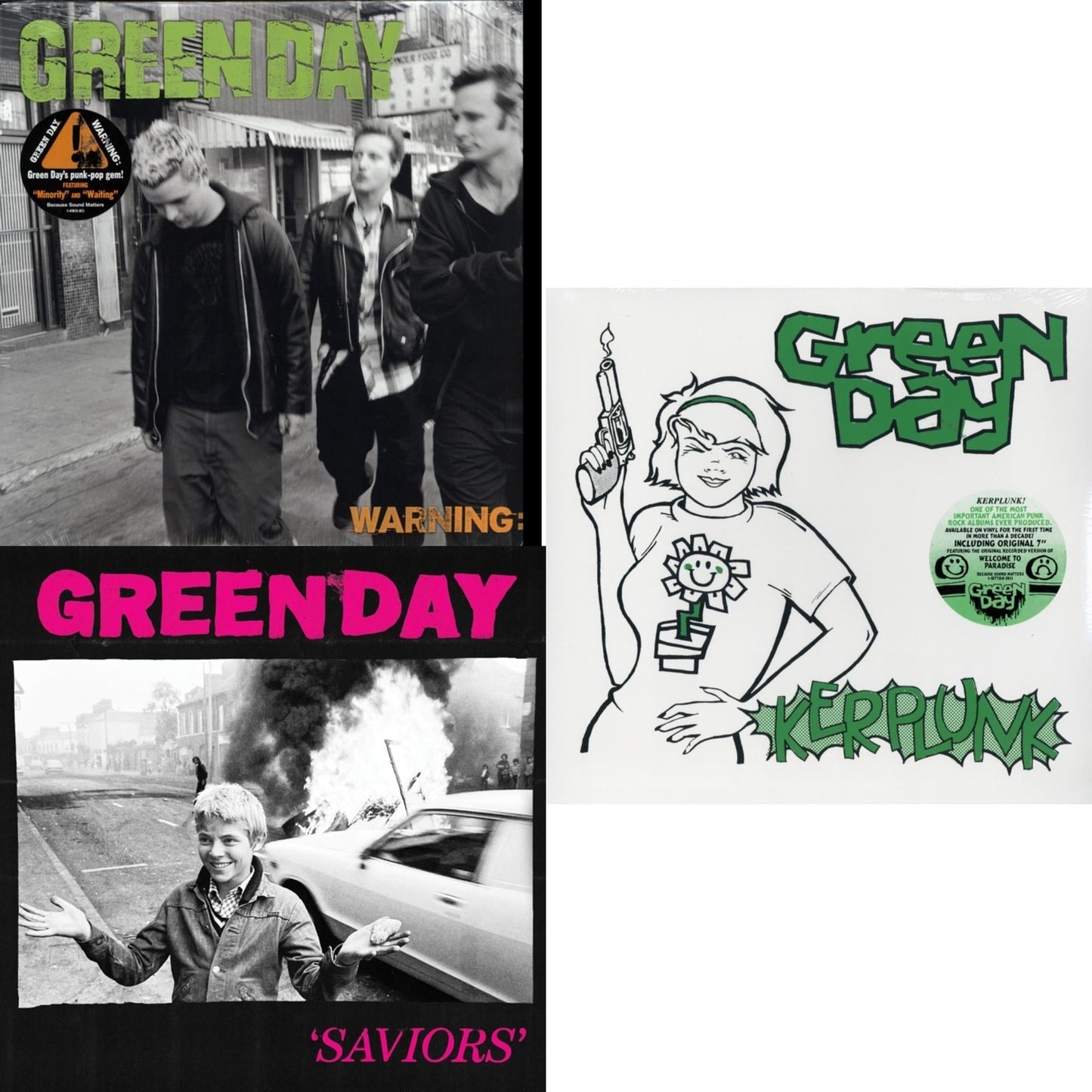 Warning & Saviors (180G/Deluxe LP Vinyl) & Kerplunk (120G/7Inch Single)