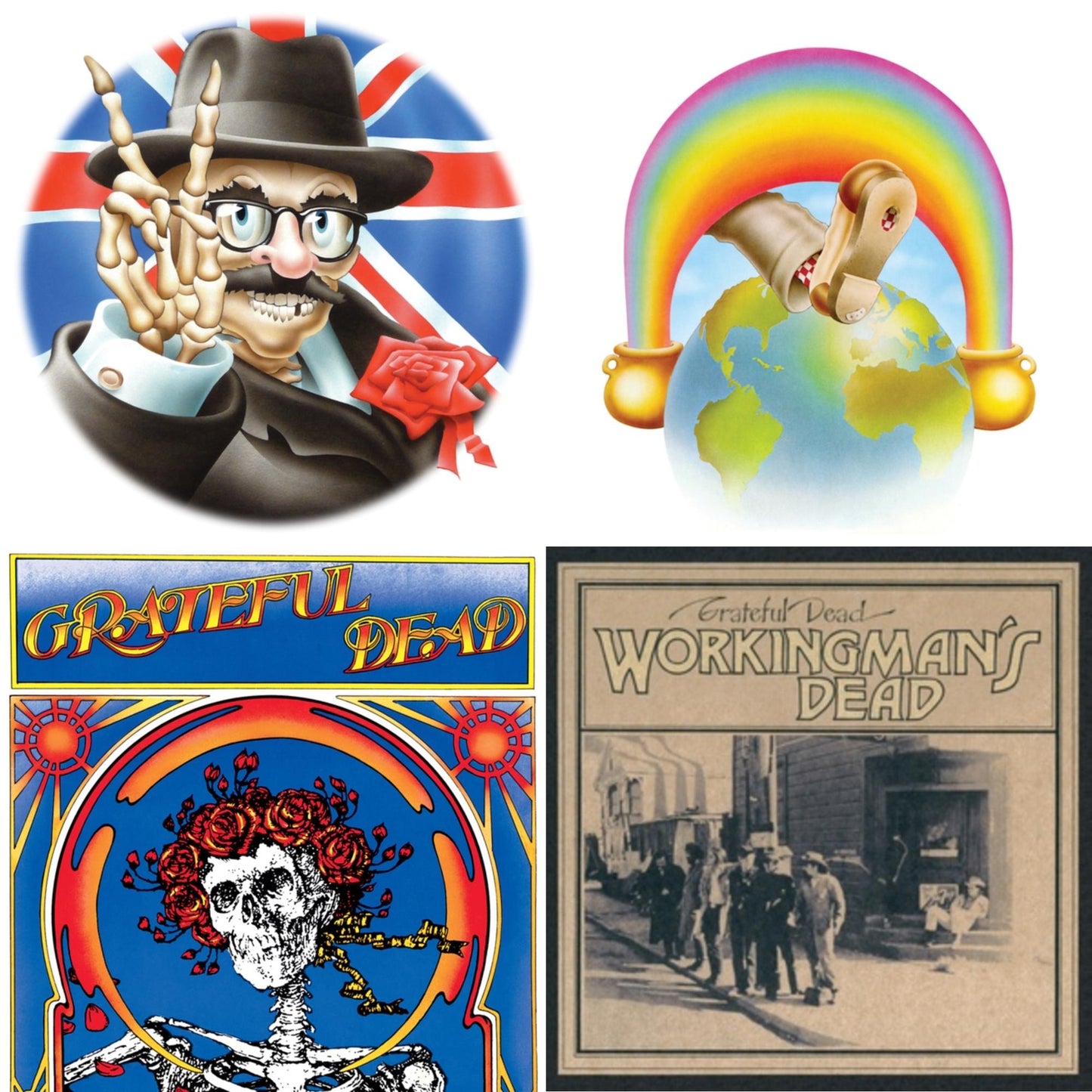 Lyceum Theatre, London, England 5/26/72 (Live) (4CD) & Europe 72 (Live) (50Th Anniversary Edition/2CD) & Grateful Dead (Skull & Roses) (Live) (Expanded Edition/2CD) & Workingman's Dead (50Th Anniversary Deluxe Edition/3CD)