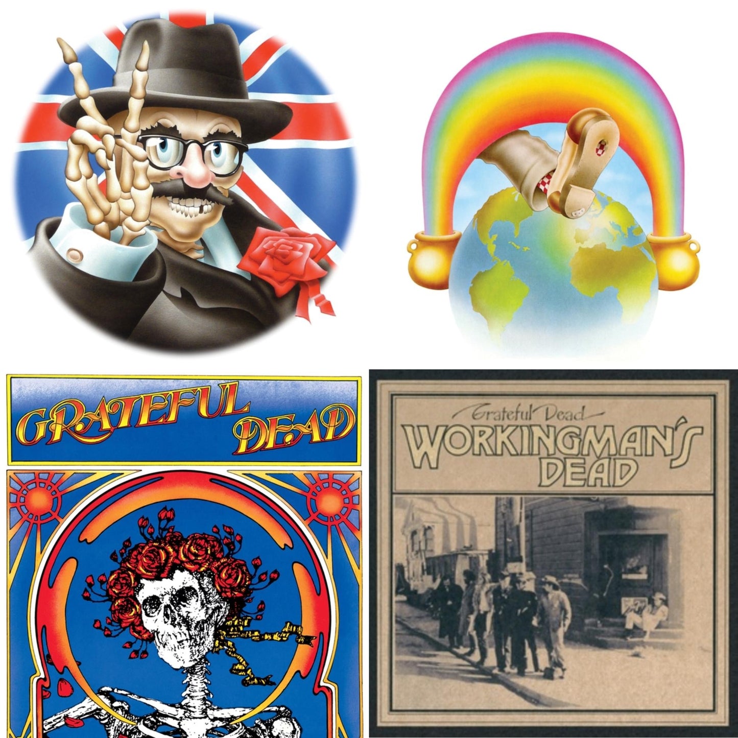Lyceum Theatre, London, England 5/26/72 (Live) (4CD) & Europe 72 (Live) (50Th Anniversary Edition/2CD) & Grateful Dead (Skull & Roses) (Live) (Expanded Edition/2CD) & Workingman's Dead (50Th Anniversary Deluxe Edition/3CD)