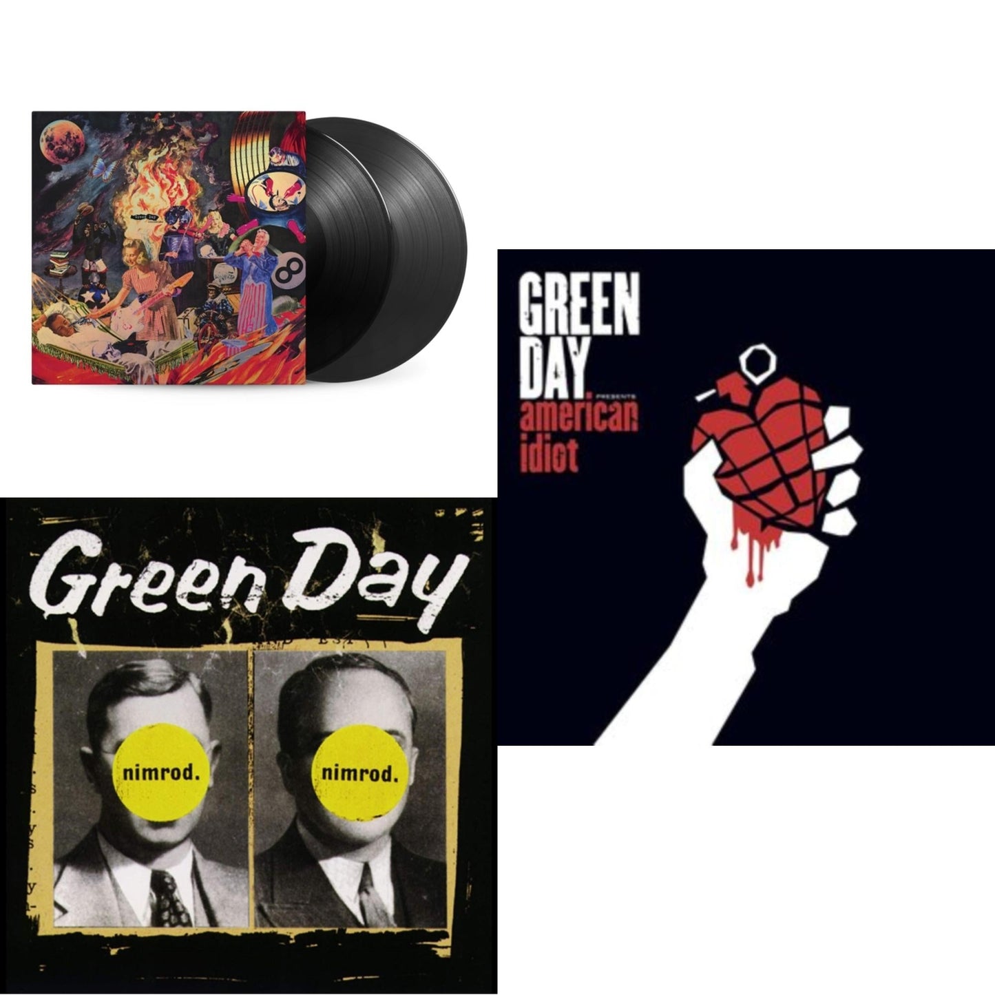 Insomniac (25Th Anniversary/2LP) & Nimrod & American Idiot (W/Poster)