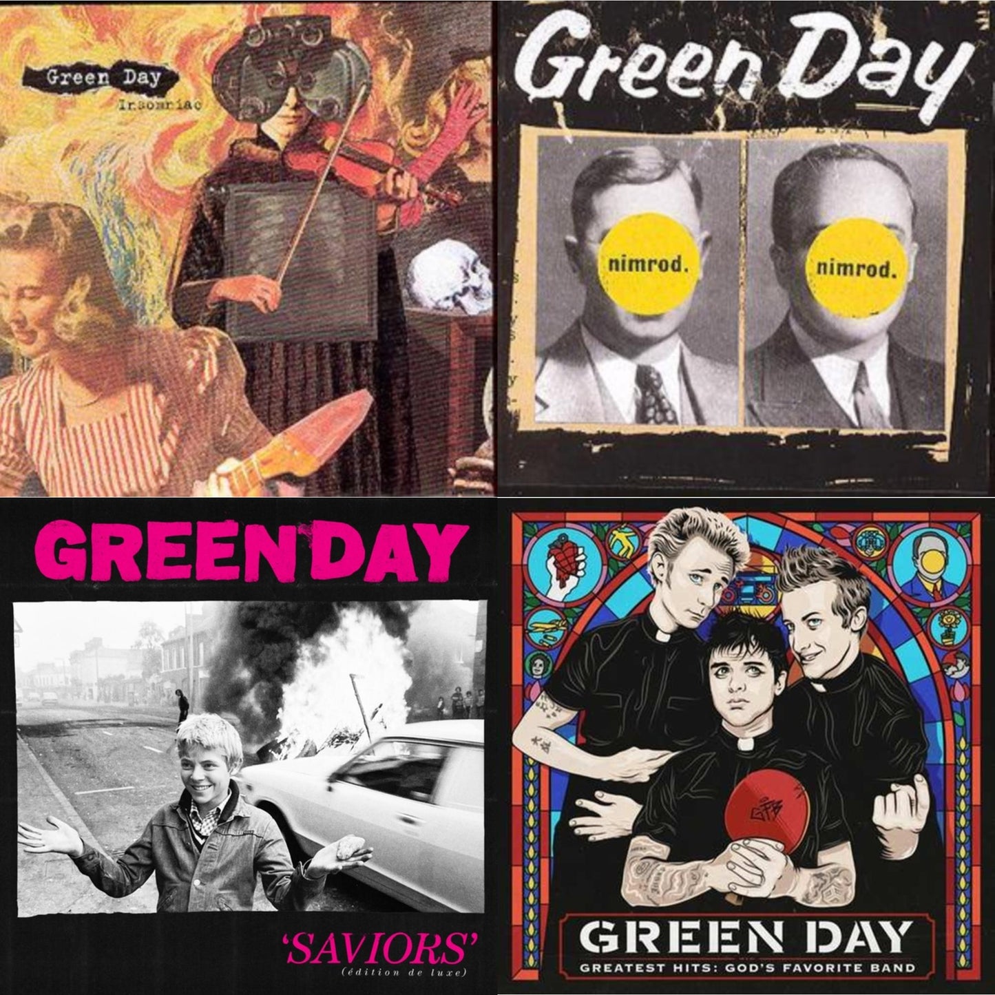 Insomniac & Nimrod & Saviors (Edition De Luxe) & Greatest Hits: God's Favorite