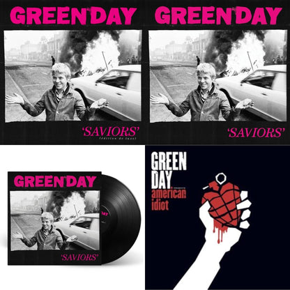 Saviors (Edition De Luxe/2LP/Hot Pink W/ White Splatter Vinyl) & Saviors (180G/Deluxe LP Vinyl) & Saviors & American Idiot (W/Poster)