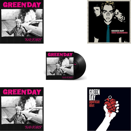 Saviors (Edition De Luxe/2LP/Hot Pink W/ White Splatter Vinyl) & Saviors (180G/Deluxe LP Vinyl) & Saviors & Bbc Sessions (X) (2LP) & American Idiot (W/Poster)