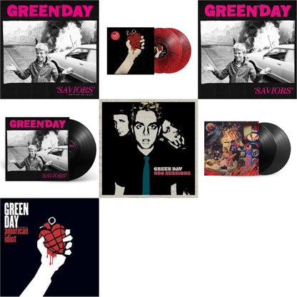 Saviors (Edition De Luxe/2LP/Hot Pink W/ White Splatter Vinyl) & American Idiot (2LP/Red & Black Splatter Vinyl) & Saviors (180G/Deluxe LP Vinyl) & Saviors & Bbc Sessions (X) (2LP) & Insomniac (25Th Anniversary/2LP) & American Idiot (W/Poster)