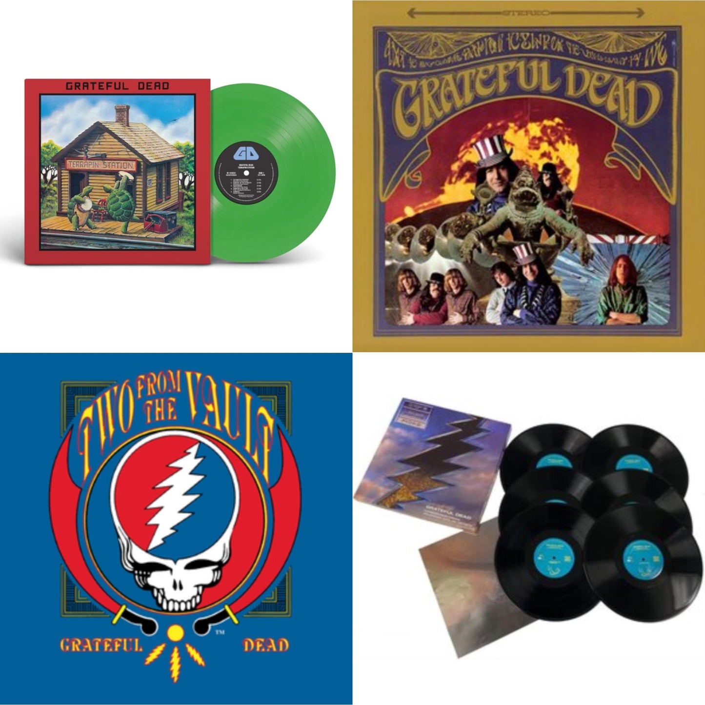 Terrapin Station (Emerald Green LP Vinyl) (Syeor) & Grateful Dead & Two From The Vault & Dick’S Picks Vol. 19: 10/19/73 Oklahoma City Fairgrounds Arena, Oklahoma City, Ok (Limited/180G/6LP)