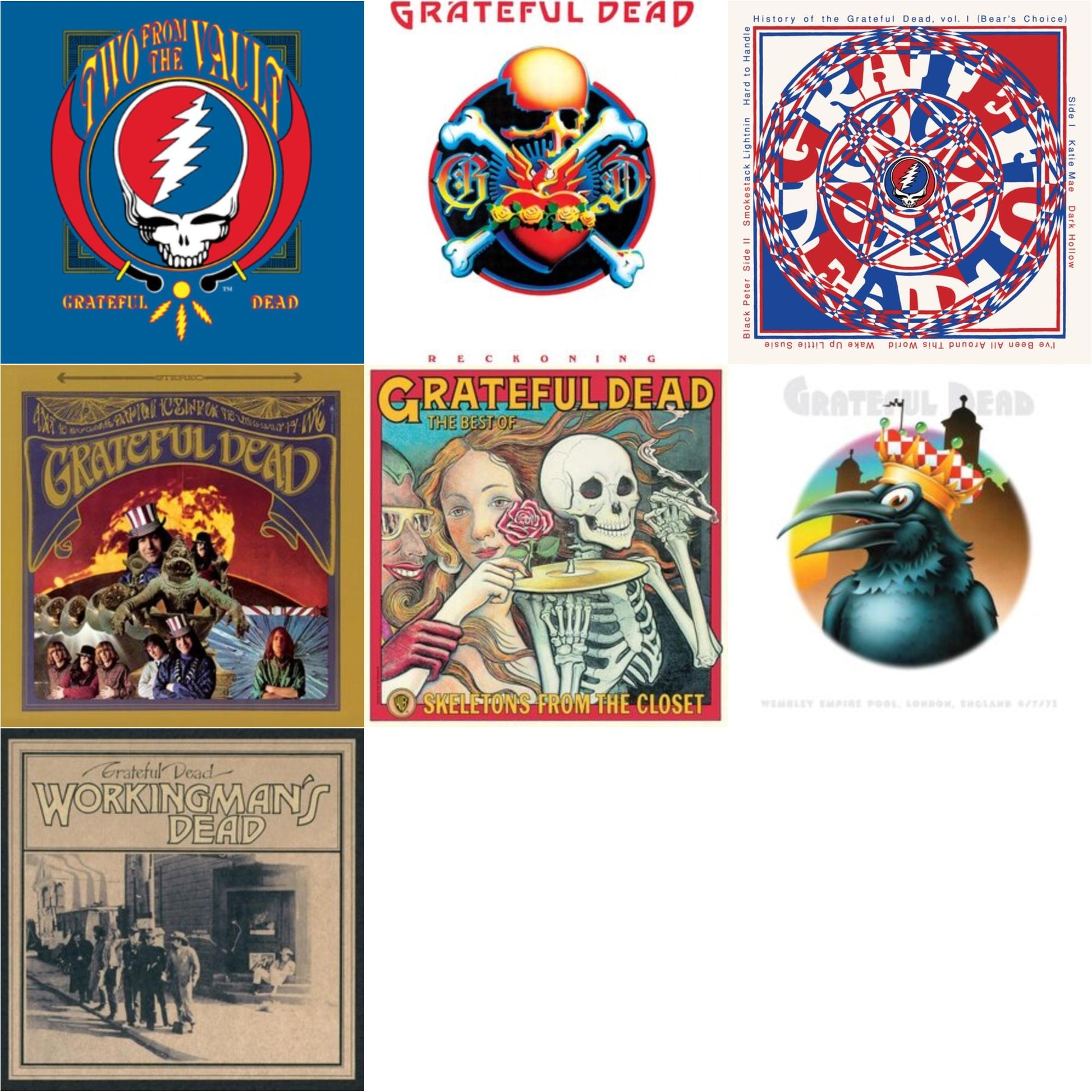 This is a 7 LP Vinyl SKU bundle.
1.This LP Vinyl is brand new.Format: LP VinylThis item's title is: Reckoning (2LP)Artist: Grateful DeadBarcode: 603497827558Release Date: 7/5/2024
2.This LP Vinyl is brand new.