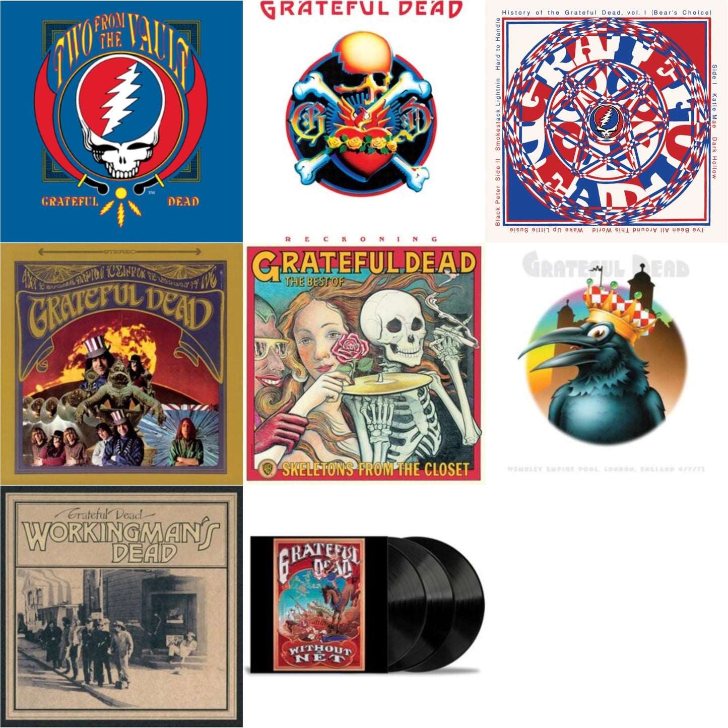 This is a 8 LP Vinyl SKU bundle.
1.This LP Vinyl is brand new.Format: LP VinylThis item's title is: Reckoning (2LP)Artist: Grateful DeadBarcode: 603497827558Release Date: 7/5/2024
2.This LP Vinyl is brand new.