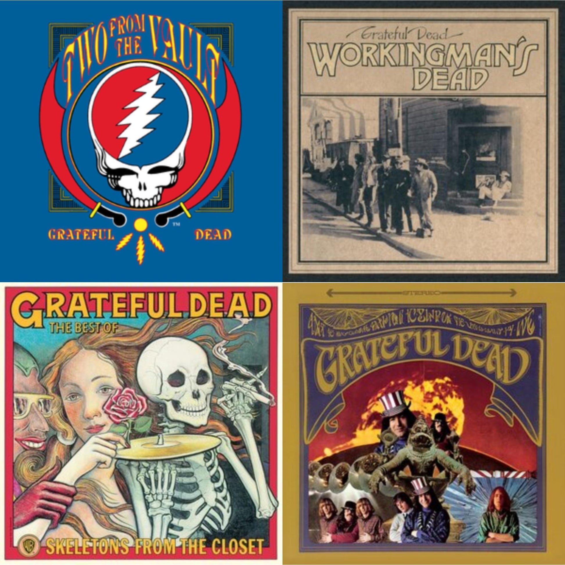 This is a 4 LP Vinyl SKU bundle.
1.This LP Vinyl is brand new.Format: LP VinylThis item's title is: Grateful DeadArtist: Grateful DeadLabel: GRATEFUL DEAD PRODUCTIONBarcode: 603497846627Release Date: 10/30/2020
2.This LP Vinyl is brand new.
