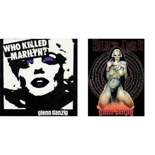 Black Aria 2 (Black/White Splatter LP Vinyl) & Who Killed Marilyn? (Black & White / Purple LP Vinyl/Reissue)