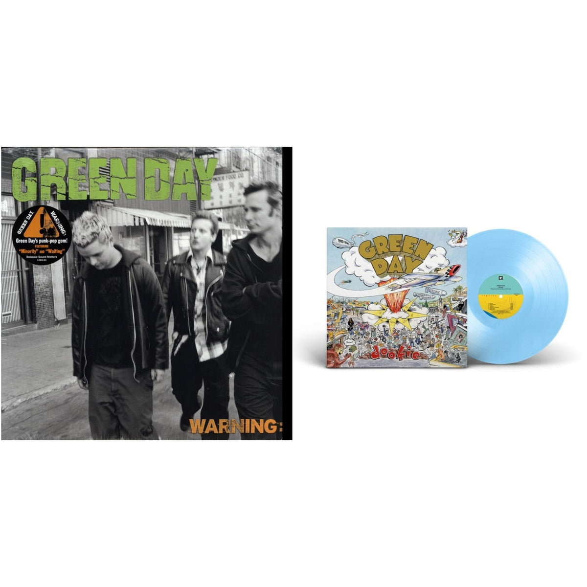 Warning & Dookie (X) (Baby Blue LP Vinyl)
