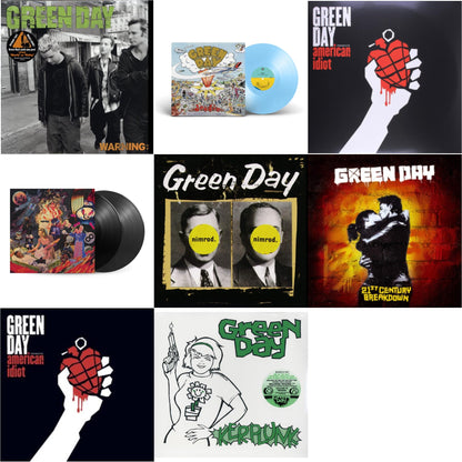 Warning & Dookie (X) (Baby Blue LP Vinyl) & American Idiot & Insomniac (25Th Anniversary/2LP) & Nimrod & 21St Century Breakdown & American Idiot (W/Poster) & Kerplunk (120G/7Inch Single)