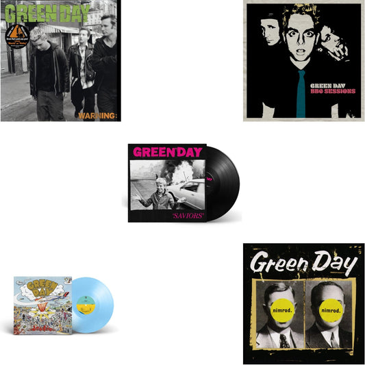 Warning & Dookie (X) (Baby Blue LP Vinyl) & Saviors & Bbc Sessions (X) (2LP) & Nimrod