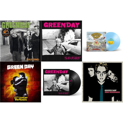 Warning & Dookie (X) (Baby Blue LP Vinyl) & Saviors (180G/Deluxe LP Vinyl) & Saviors & Bbc Sessions (X) (2LP) & 21St Century Breakdown