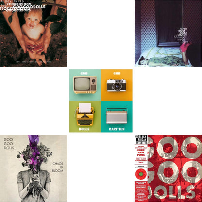 Boy Named Goo (X) (30Th Anniversary/Deluxe/2LP) & Chaos In Bloom & Rarities & Dizzy Up The Girl & Goo Goo Dolls (Red & Clear Cloud LP Vinyl)
