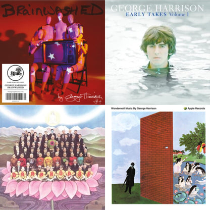 Brainwashed (Eco-Wallet) & Early Takes: Volume 1 (Eco-Wallet) & Dark Horse (Eco-Wallet) & Wonderwall Music (Eco-Wallet)