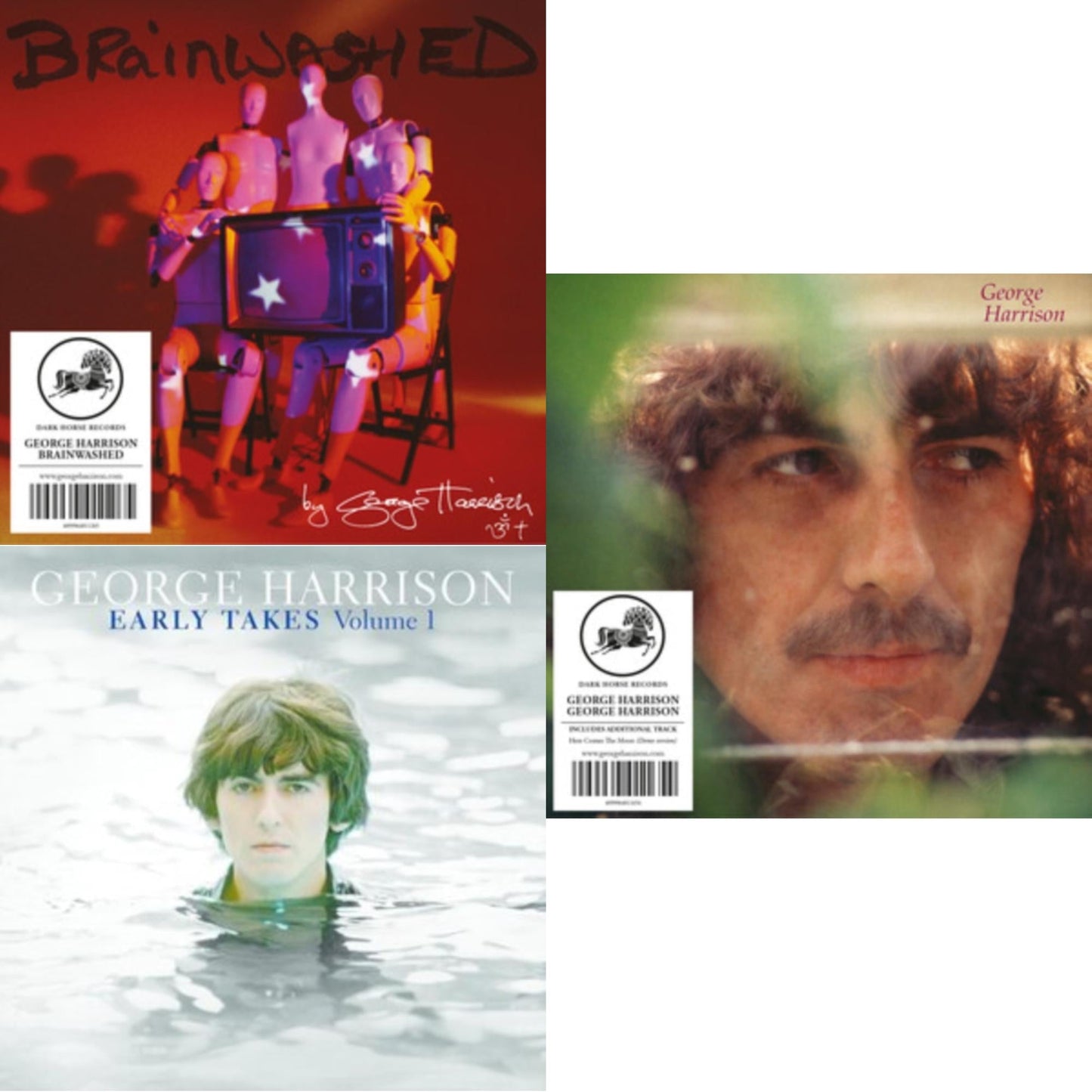 Brainwashed (Eco-Wallet) & Early Takes: Volume 1 (Eco-Wallet) & George Harrison (Eco-Wallet)