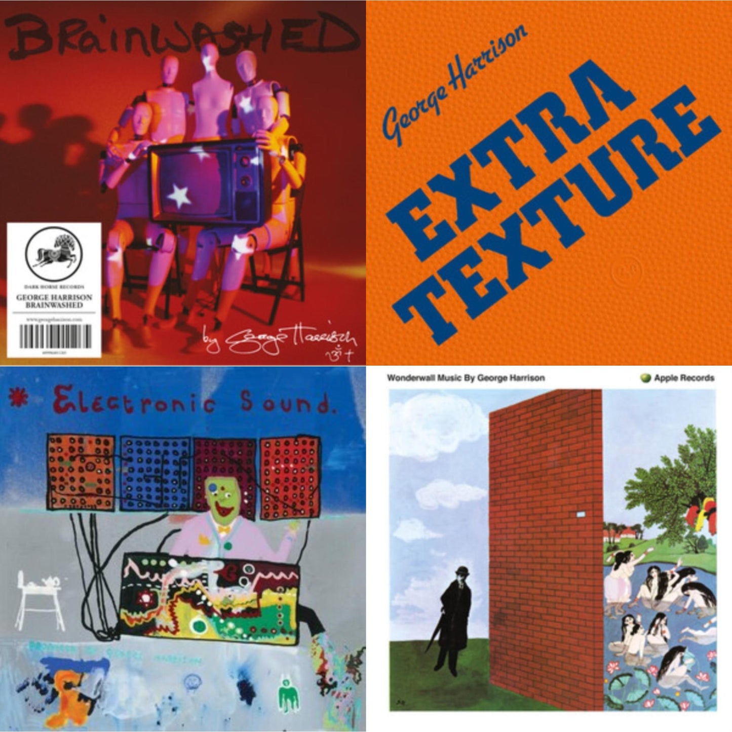 Brainwashed (Eco-Wallet) & Extra Texture (Eco-Wallet) & Electronic Sound (Eco-Wallet) & Wonderwall Music (Eco-Wallet)
