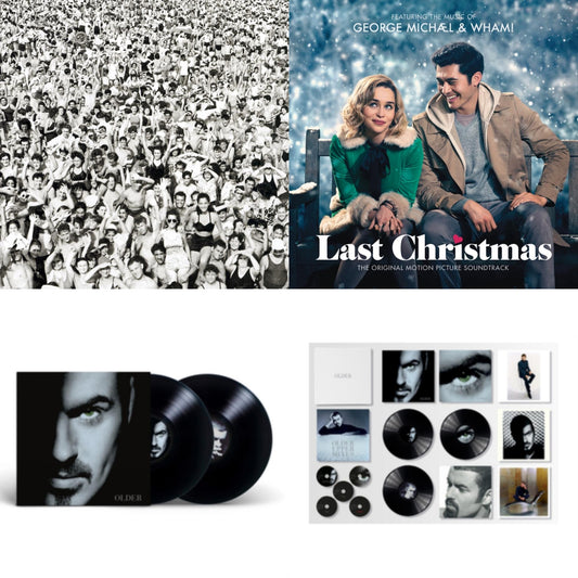 George Michael & Wham! - Last Christmas The Origin (180G) & Older (2LP/180G) & Older (Super Deluxe Box Set/3LP/5CD/180G) & Listen Without Prejudice (180G/Dl Code)