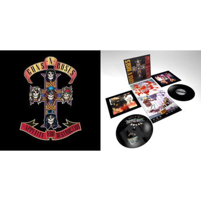 This is a 2 LP Vinyl SKU bundle.
1.This LP Vinyl is brand new.Format: LP VinylMusic Style: Hard RockThis item's title is: Appetite For Destruction (2LP)Artist: Guns N' RosesLabel: GEFFENBarcode: 602567483908Release Date: 6/29/2018
2.This LP Vinyl is brand new.