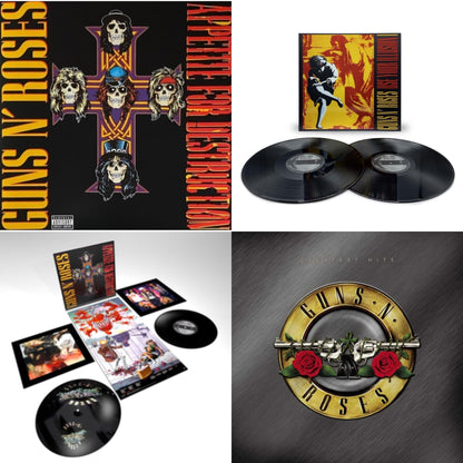 Guns N' Roses - Use Your Illusion I (X) (2LP) & Greatest Hits (2LP) & Appetite For Destruction (2LP) & Appetite For Destruction