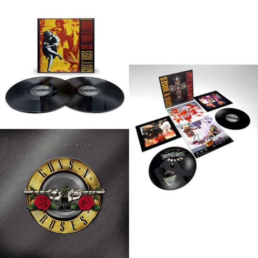 Use Your Illusion I (X) (2LP) & Greatest Hits (2LP) & Appetite For Destruction (2LP)