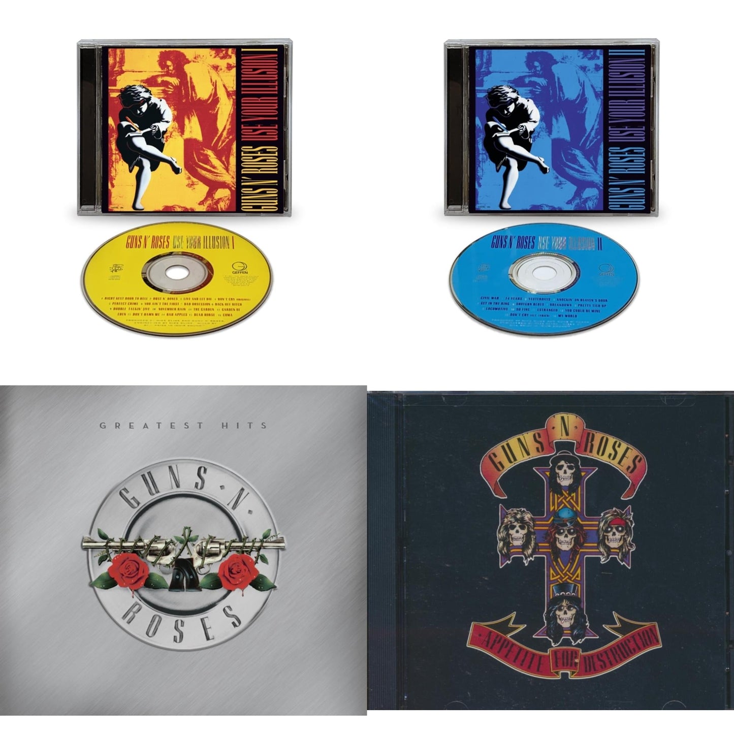 Use Your Illusion I (X) & Use Your Illusion Ii (X) & Greatest Hits & Appetite For Destruction