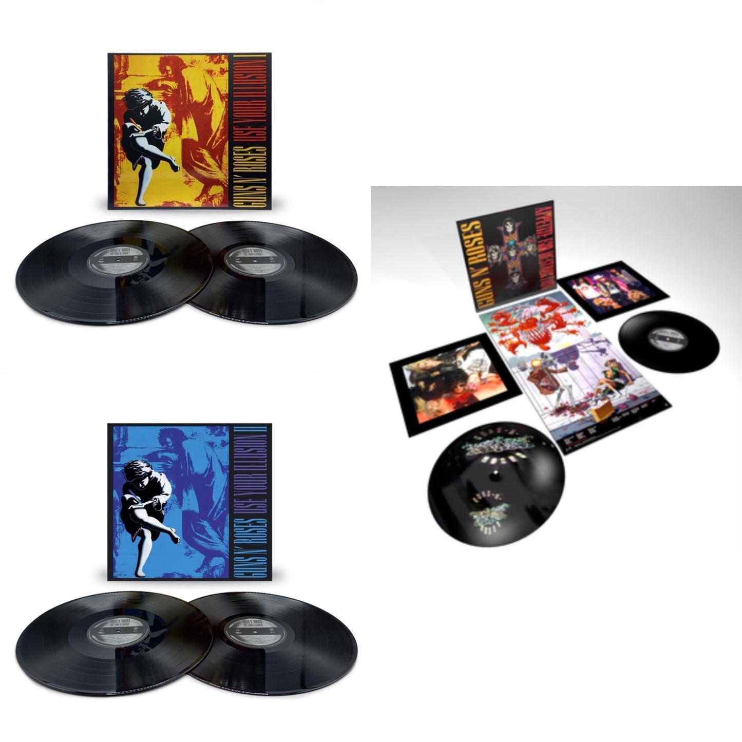 Use Your Illusion I (X) (2LP) & Use Your Illusion Ii (X) (2LP) & Appetite For Destruction (2LP)