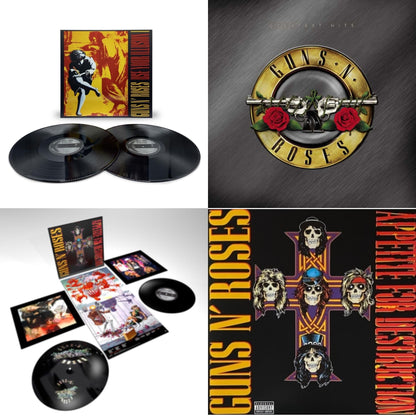 Use Your Illusion I (X) (2LP) & Greatest Hits (2LP) & Appetite For Destruction (2LP) & Appetite For Destruction