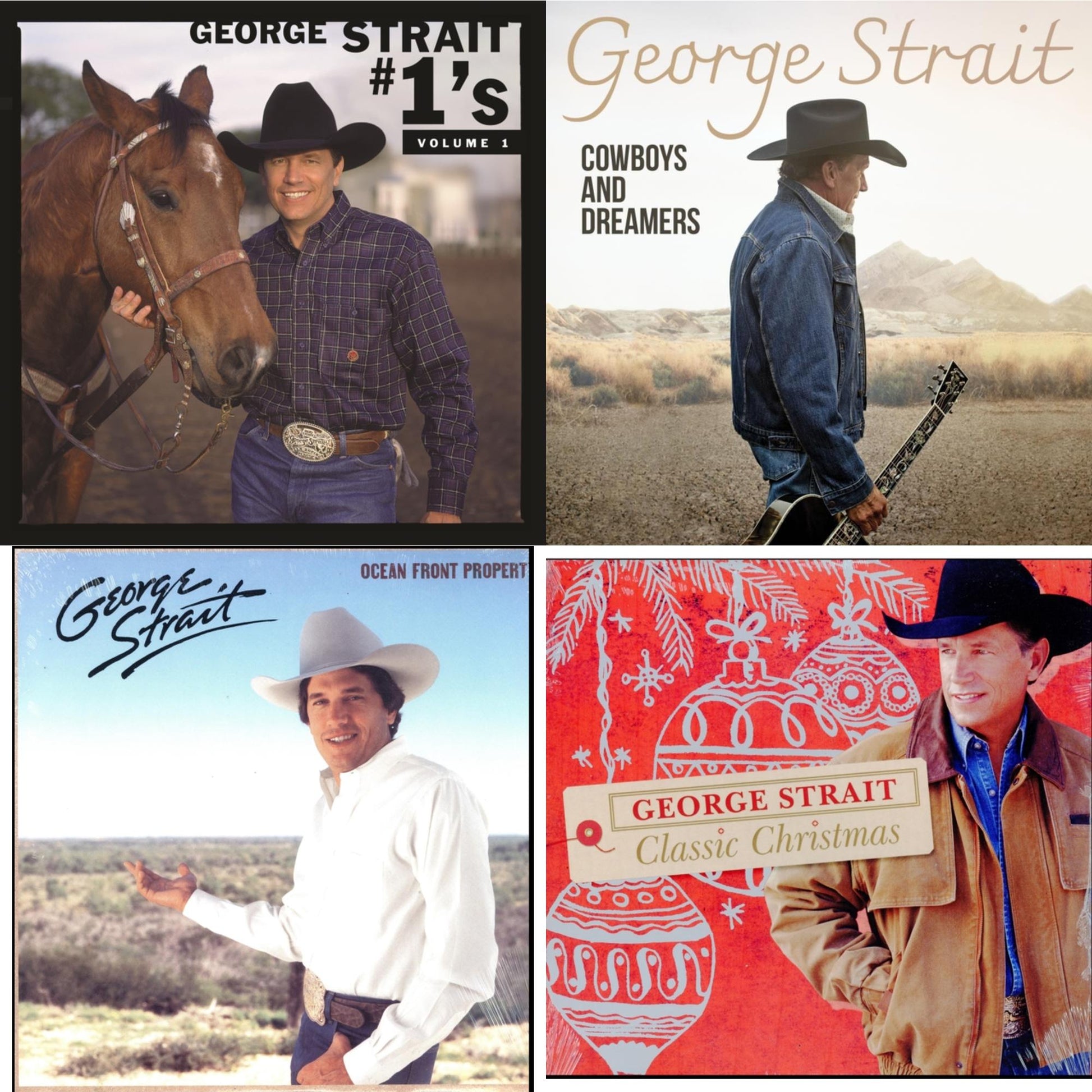 This is a 4 LP Vinyl SKU bundle.
1.This LP Vinyl is brand new.Format: LP VinylMusic Style: CountryThis item's title is: #1'S Volume 1 (Blue LP Vinyl)Artist: George StraitLabel: MCA NASHVILLEBarcode: 602438813933Release Date: 10/27/2023
2.This LP Vinyl is brand new.