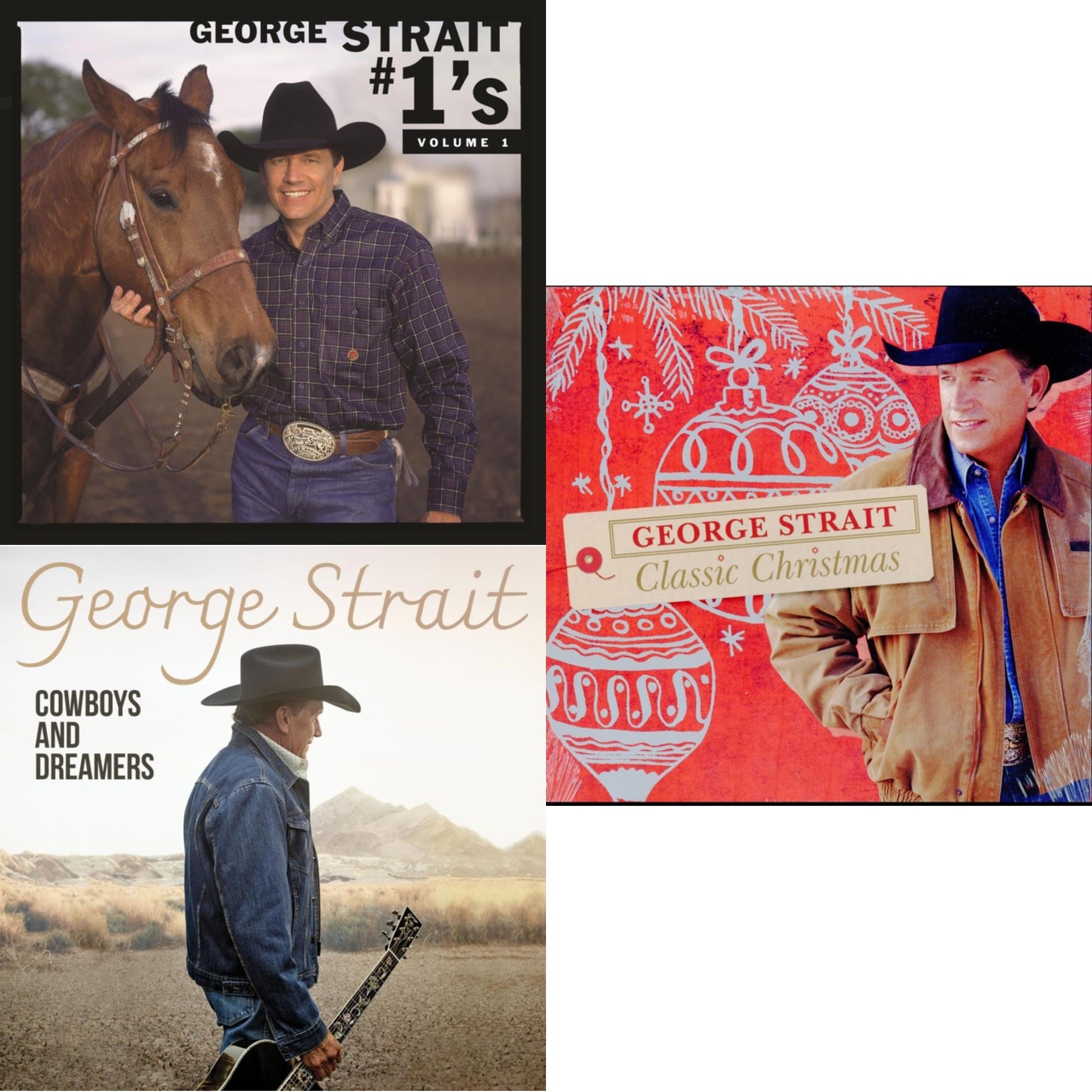 This is a 3 LP Vinyl SKU bundle.
1.This LP Vinyl is brand new.Format: LP VinylMusic Style: CountryThis item's title is: #1'S Volume 1 (Blue LP Vinyl)Artist: George StraitLabel: MCA NASHVILLEBarcode: 602438813933Release Date: 10/27/2023
2.This LP Vinyl is brand new.