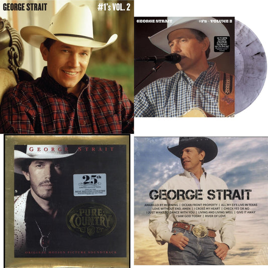 #1'S Volume 2 (Tan LP Vinyl) & #1'S Volume 3 (Translucent Smoke LP Vinyl) & Pure Country & Icon
