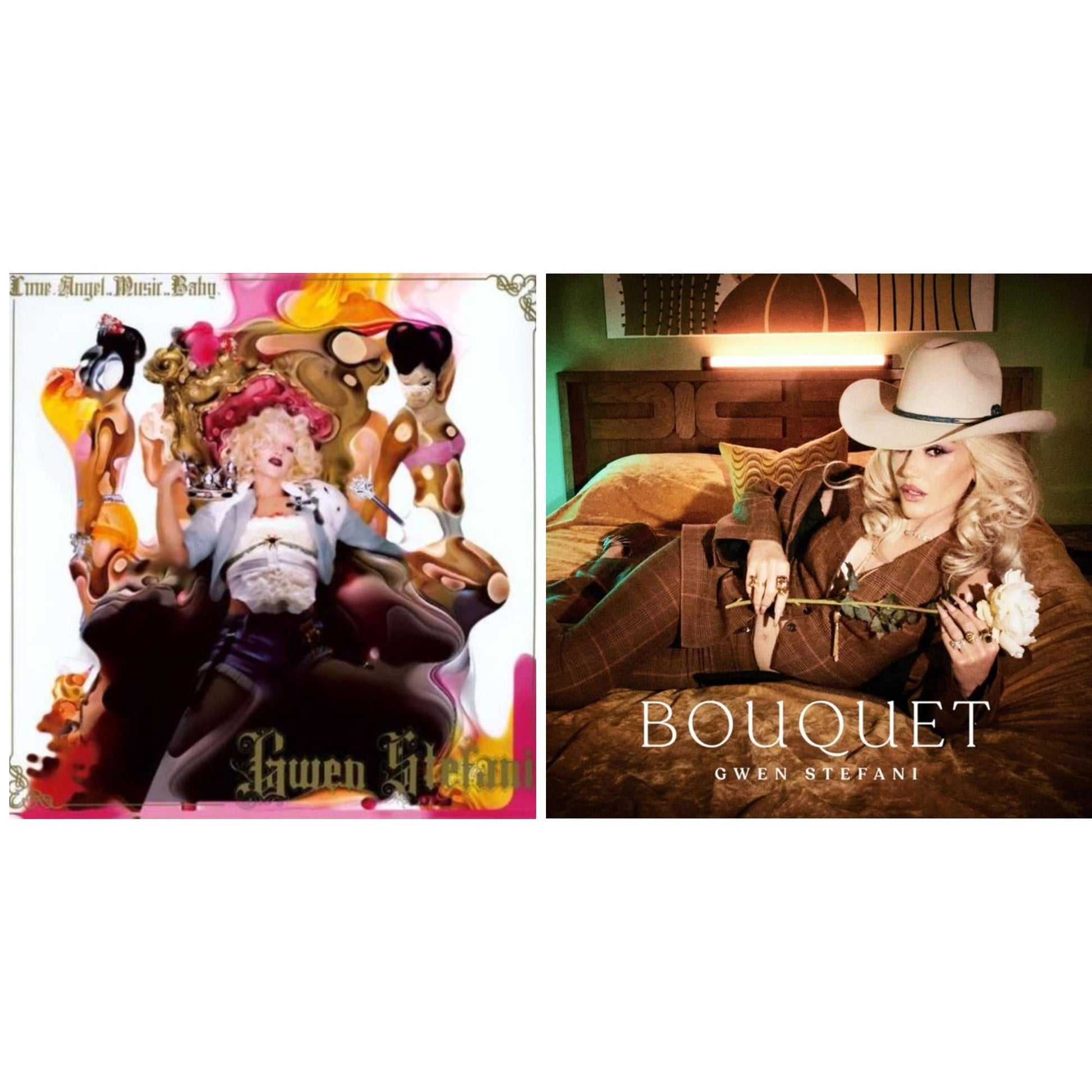 This is a 2 LP Vinyl SKU bundle.
1.This LP Vinyl is brand new.Format: LP VinylMusic Style: HouseThis item's title is: Love Angel Music BabyArtist: Gwen StefaniLabel: Interscope RecordsBarcode: 075021031432Release Date: 11/23/2004
2.This LP Vinyl is brand new.