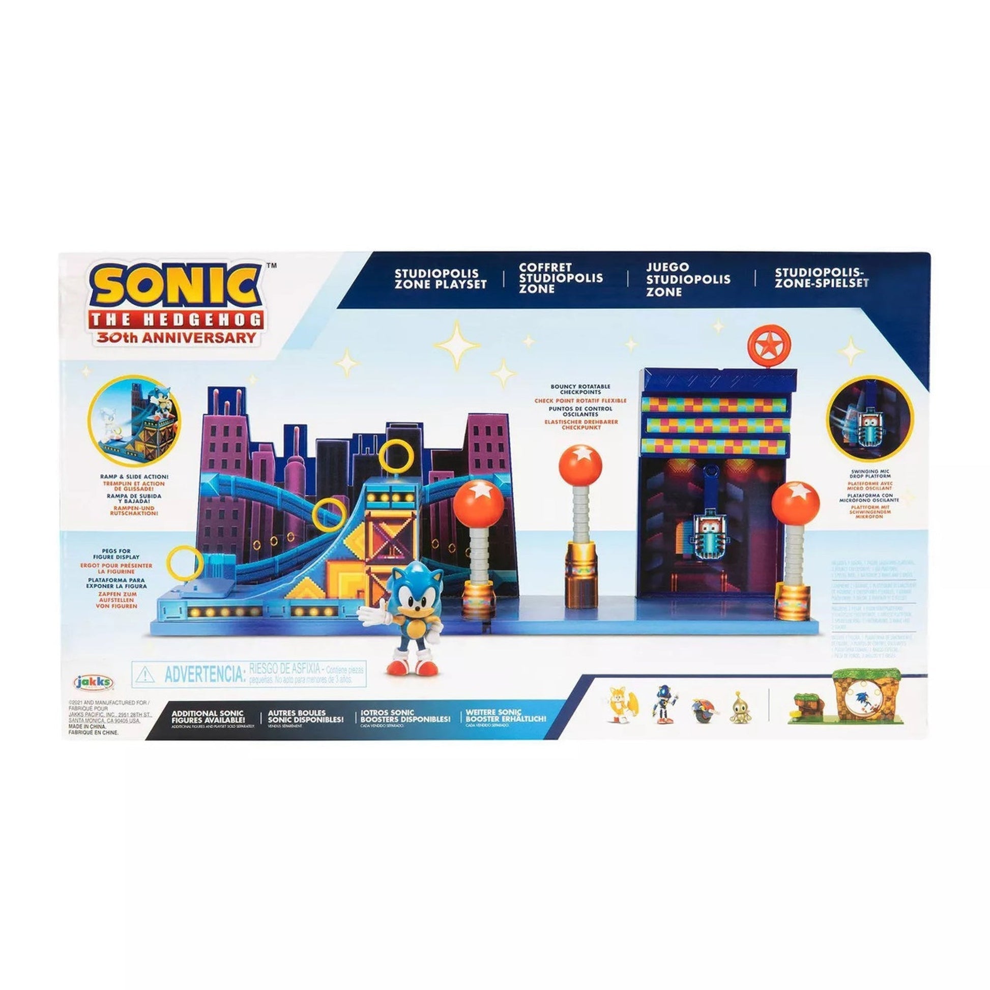 Sonic 2.5" Figure Playset - Studiopolis Zone