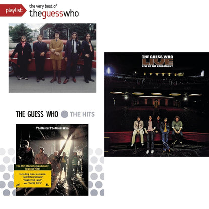 Best Of Guess Who & Live At The Paramount & Playlist: Very Best Of The Guess Who