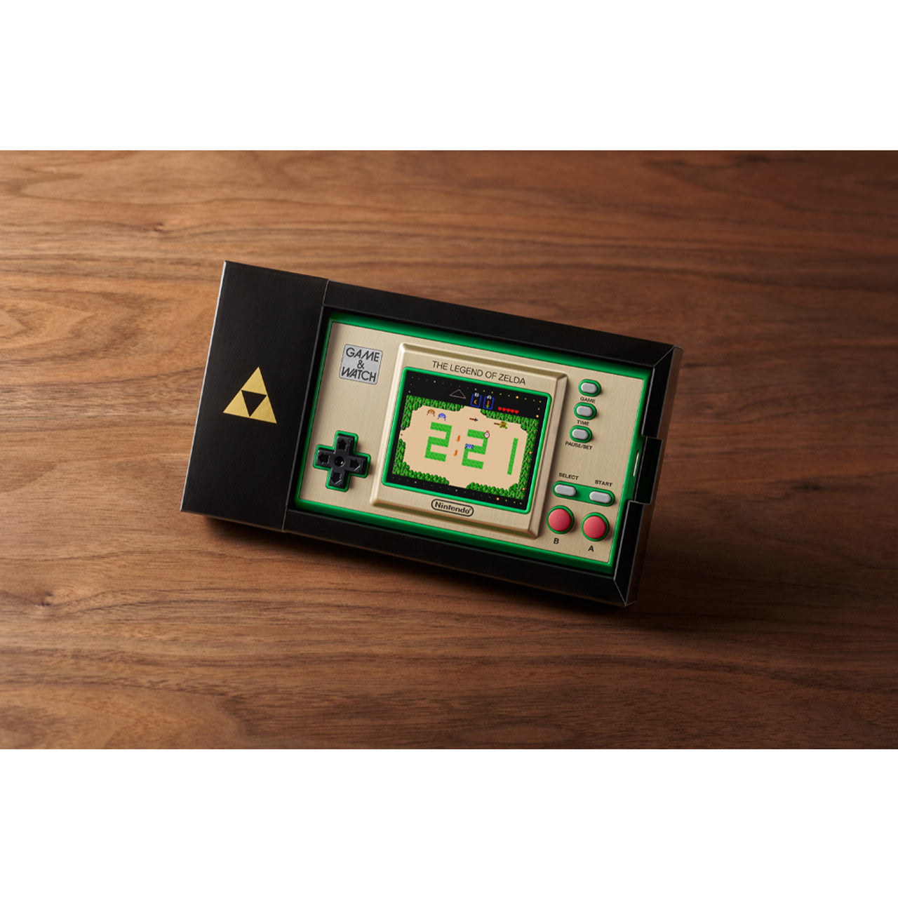 This is brand new.A collectable Game & Watch system packed with Legend of Zelda classics! With a retro look, legendary flourishes, and the power to save Hyrule, the Game & Watch: The Legend of Zelda system is a tribute to 35 years of the Legend of Zelda series.