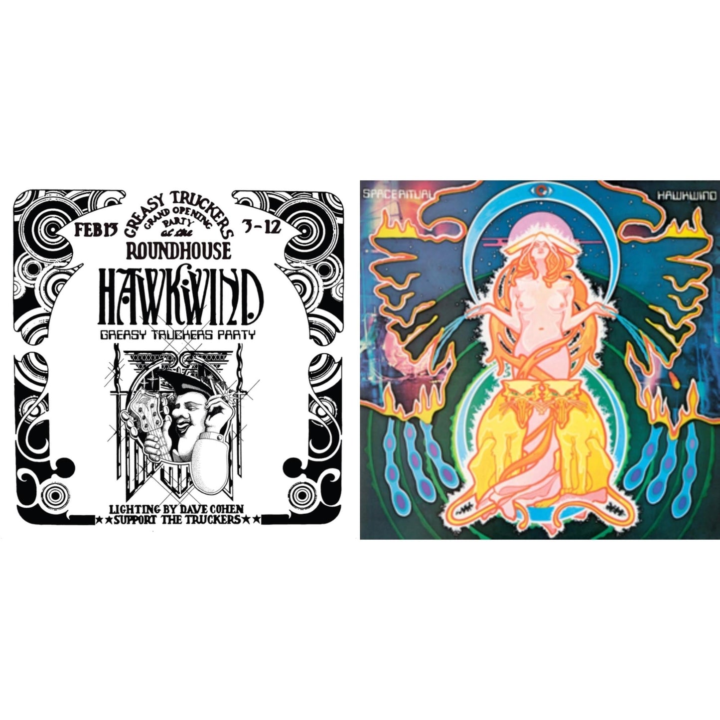 Greasy Truckers Party (2LP) & Space Ritual (2LP)