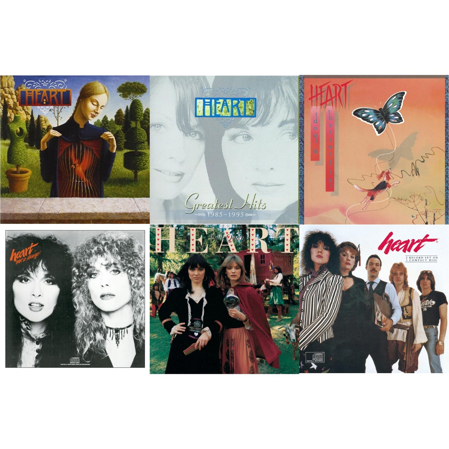 Greatest Hits & Greatest Hits 1985 -1995 & Dog & Butterfly & Bebe Le Strange & Little Queen & Greatest Hits