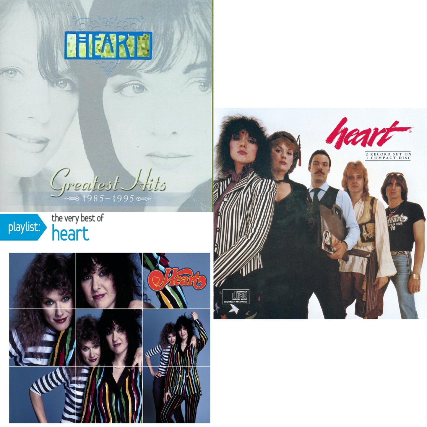 Greatest Hits 1985 -1995 & Playlist: Very Best Of Heart & Greatest Hits