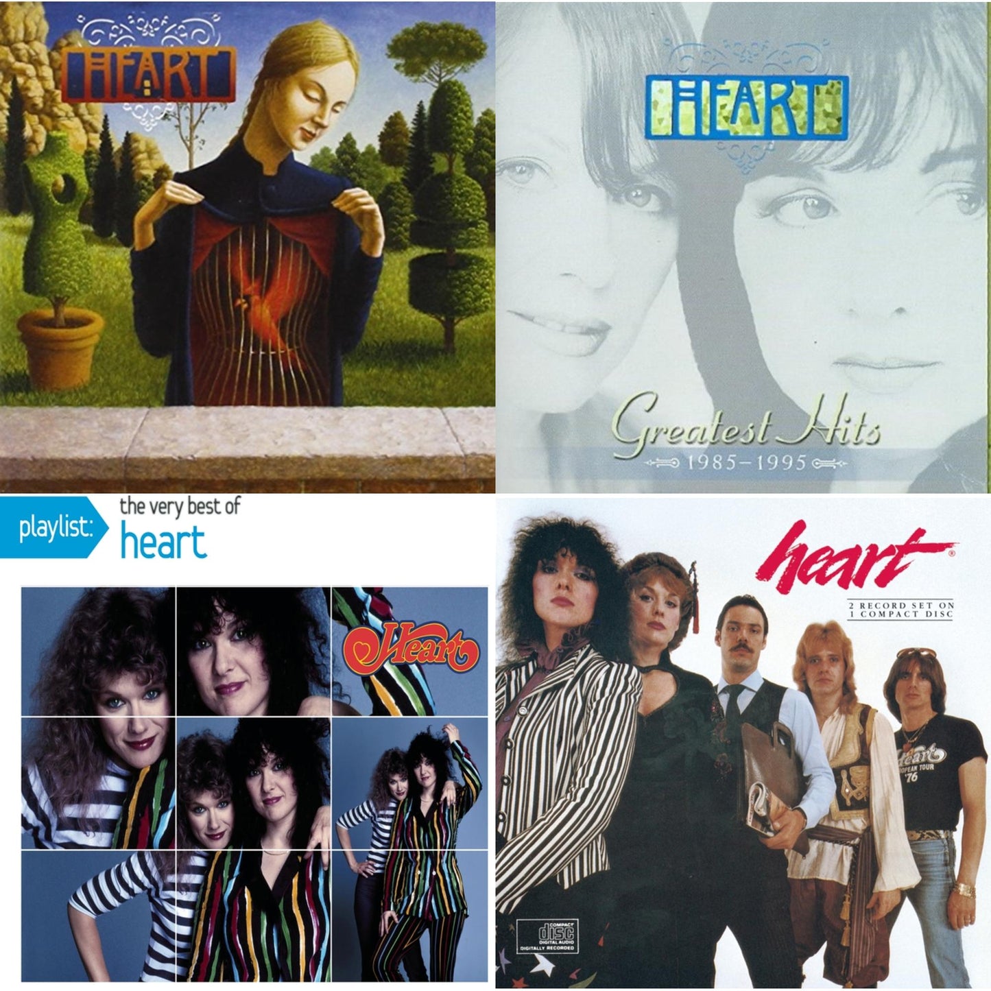 Greatest Hits & Greatest Hits 1985 -1995 & Playlist: Very Best Of Heart & Greatest Hits