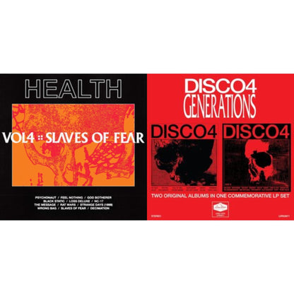 Vol. 4 :: Slaves Of Fear & Generations Edition: Disco4 - Part I & Disco4 - Part Ii (2LP)