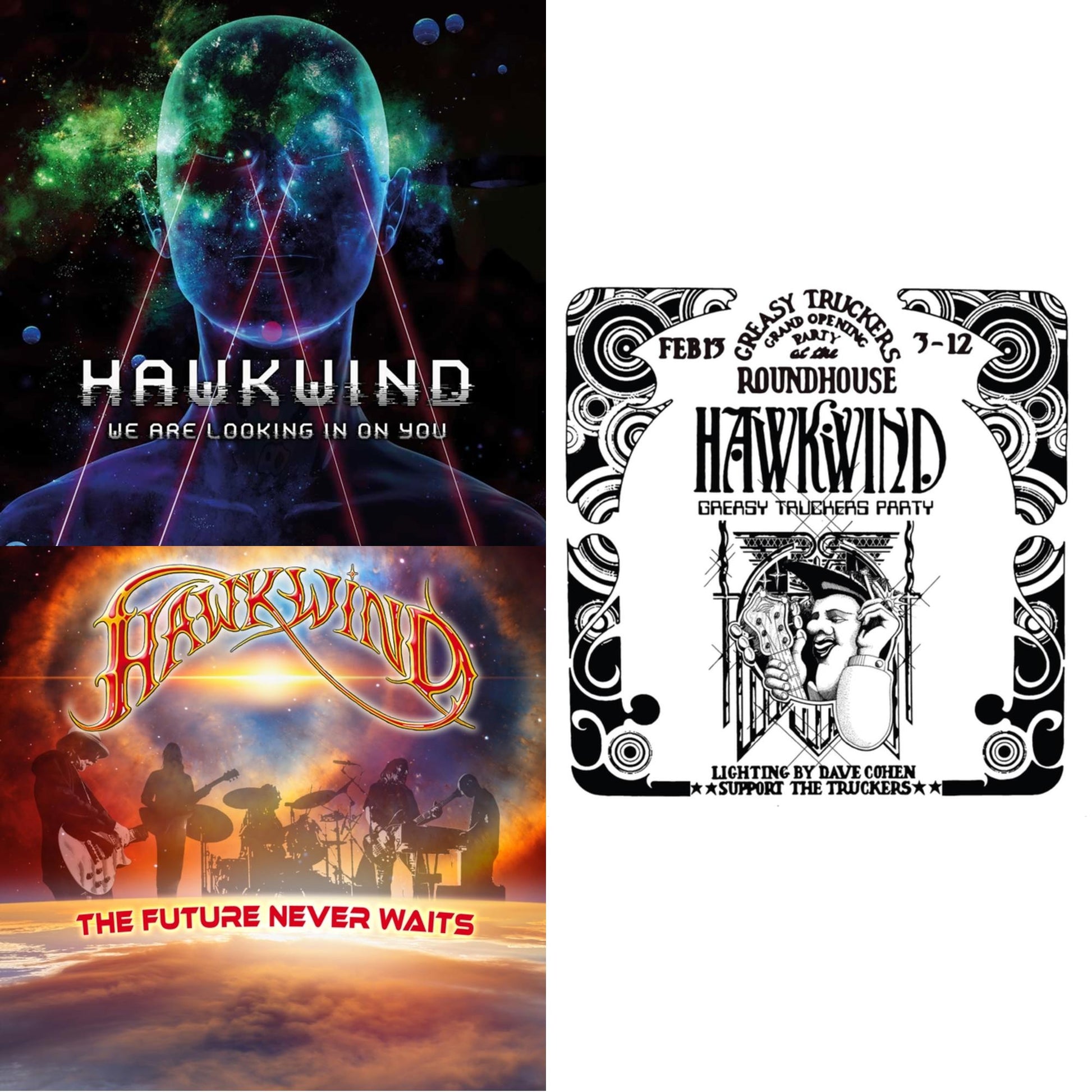 This is a 3 LP Vinyl SKU bundle.
1.This LP Vinyl is brand new.Format: LP VinylMusic Style: Psy-TranceThis item's title is: Greasy Truckers Party (2LP)Artist: HawkwindLabel: RHINO / PARLOPHONEBarcode: 190295089214Release Date: 7/17/2021
2.This LP Vinyl is brand new.