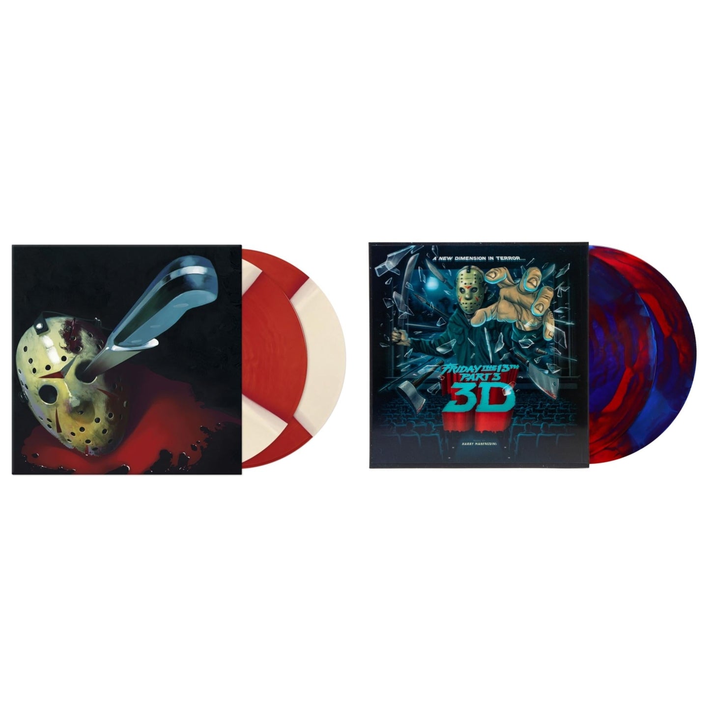 Friday The 13Th Part Iv: The Final Chapter Ost (2LP) & Friday The 13Th Part Iii Ost (2LP)