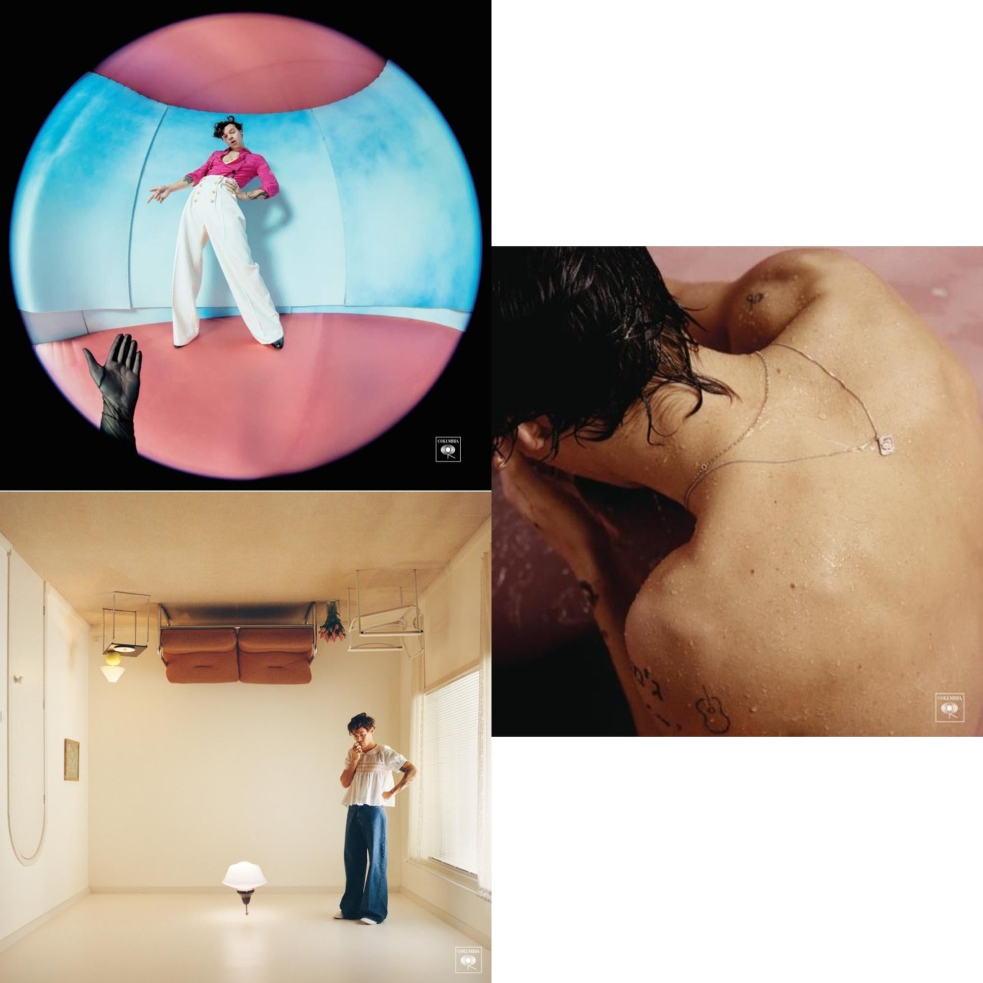 This is a 3 LP Vinyl SKU bundle.
1.This LP Vinyl is brand new.Format: LP VinylMusic Style: Pop RockThis item's title is: Fine Line (2LP/Gatefold/Poster)Artist: Harry StylesLabel: COLUMBIA RECORDSBarcode: 194397051414Release Date: 12/13/2019
2.This LP Vinyl is brand new.