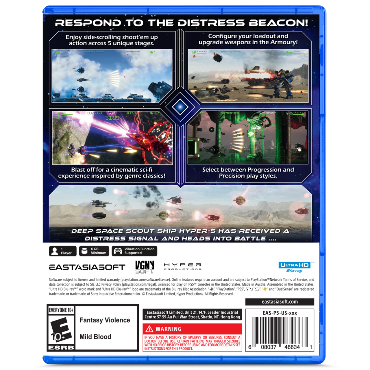 This is brand new.Deep space scout ship Hyper-5 answers a distress signal and faces nigh impossible odds against a mysterious foe that could be their reckoning...