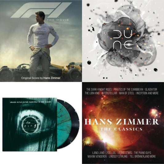 F1 The Movie (Original Score By Hans Zimmer) (Red Flag Color Vinyl/2LP) & Dune: Part Two Ost (2LP/140G) & Ring Ost (2LP/Coke Bottle Clear With Black Orb Vinyl/180G) & Classics (2LP/180G/Gatefold)