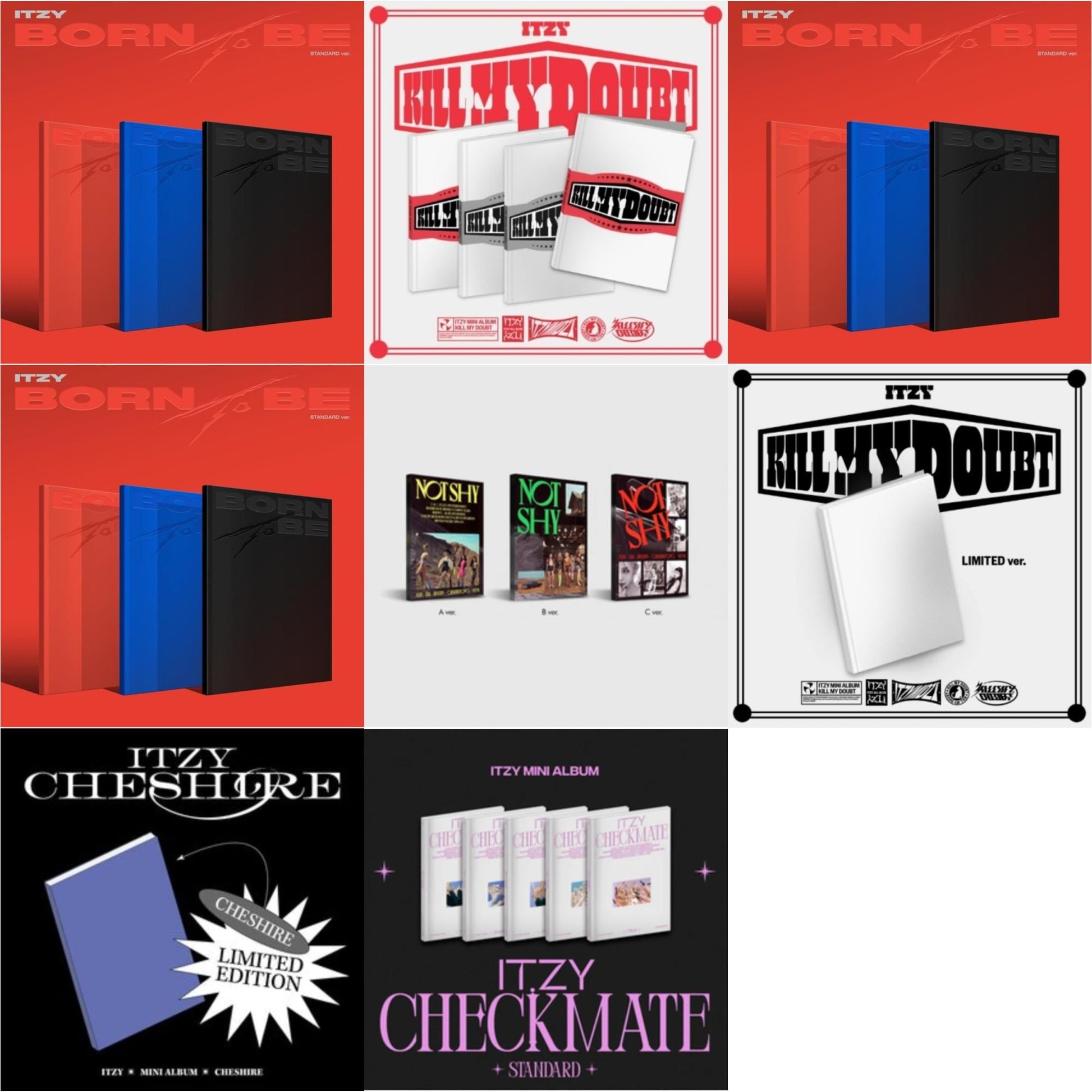 This is a 8 CD SKU bundle.
1.This CD is brand new.Format: CDThis item's title is: Born To Be (Version C)Artist: ItzyBarcode: 196922726033Release Date: 2/9/2024
2.This CD is brand new.