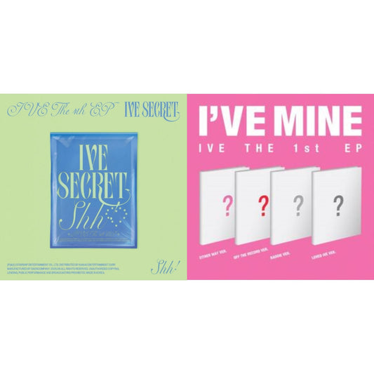 Ive The 4Th Ep Ive Secret (Shh Ver.) & I've Mine 1St Ep
