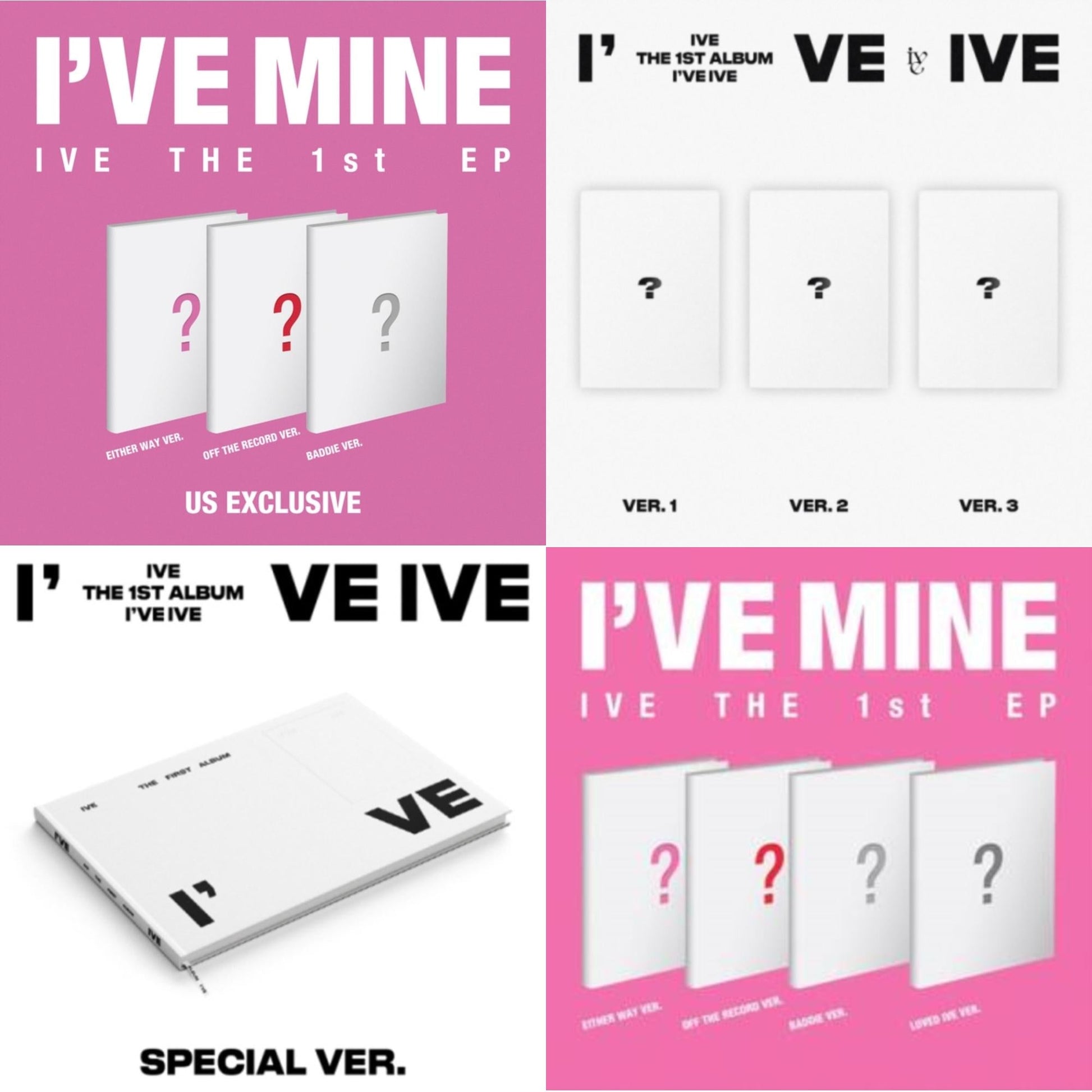 This is a 4 CD SKU bundle.
1.This CD is brand new.Format: CDThis item's title is: I've MineArtist: IveBarcode: 197189951220Release Date: 11/17/2023
2.This CD is brand new.Format: CDMusic Style: Dance-popThis item's title is: I've Ive: Vol.